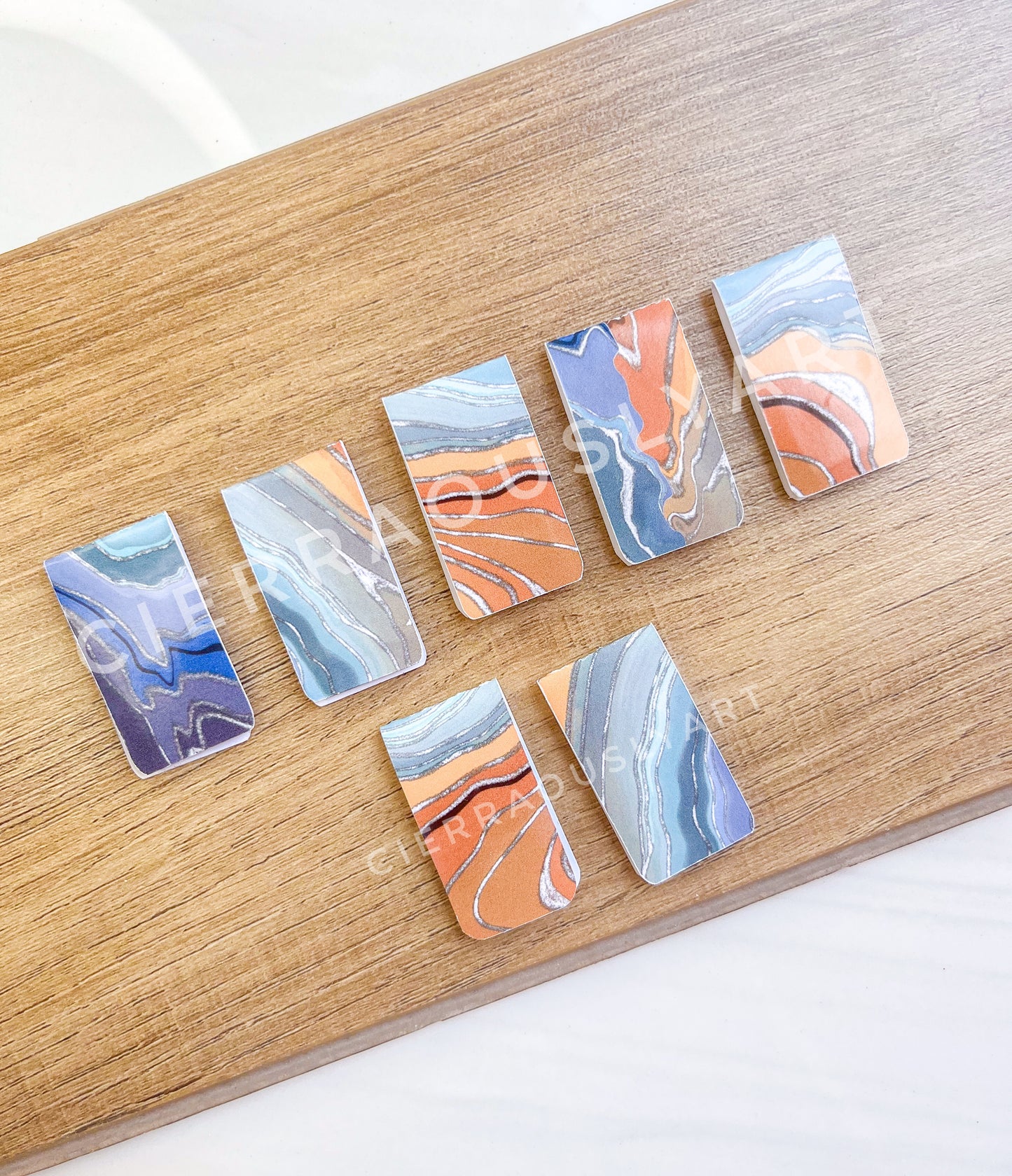Sun and Moon Magnetic Bookmarks