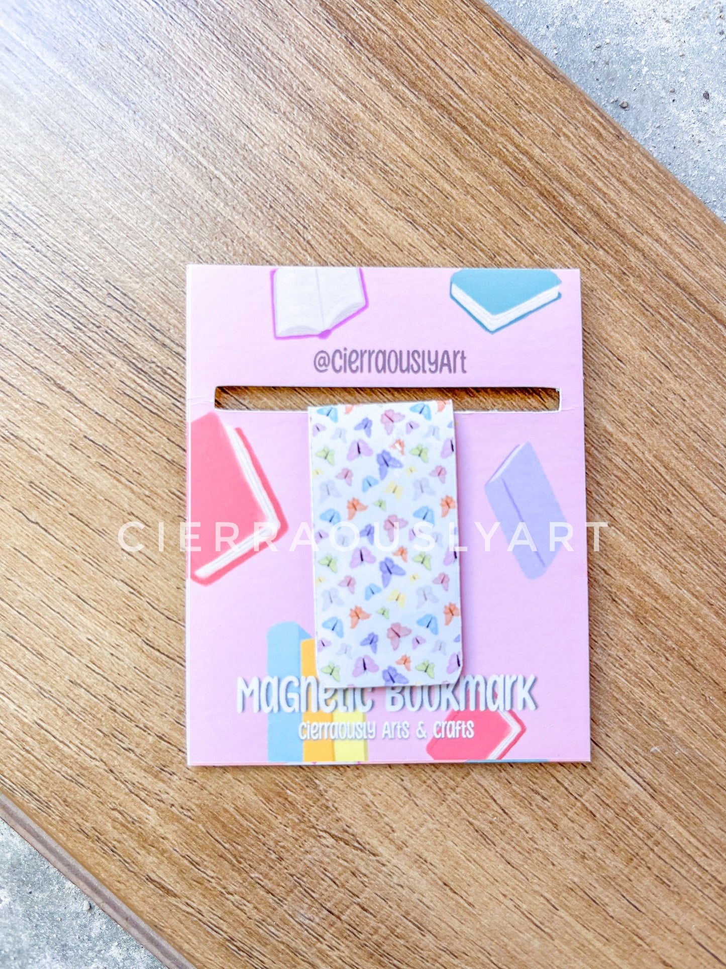 Early Morning Butterflies Magnetic Bookmark
