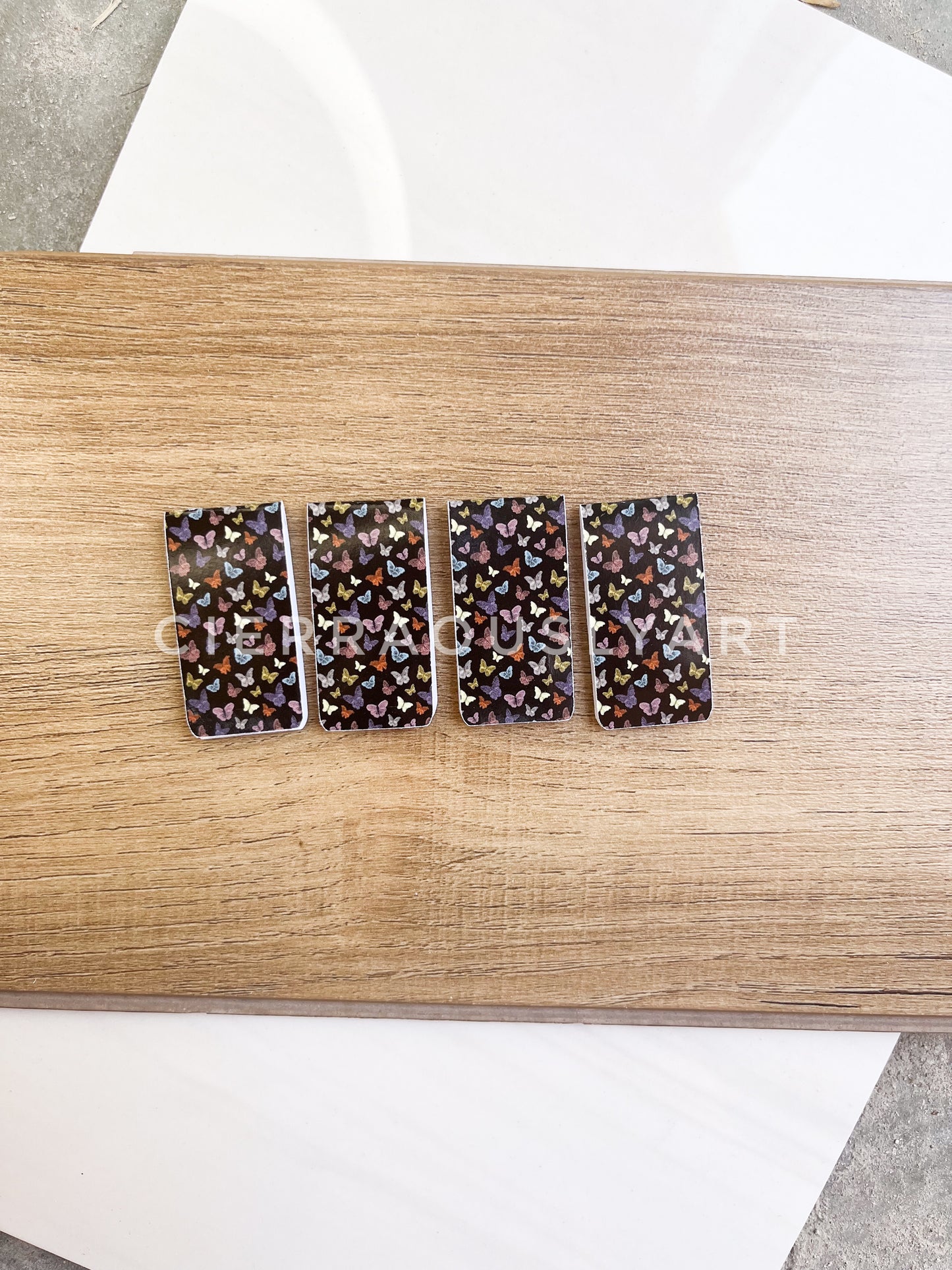Midnight Butterfly Magnetic Bookmark
