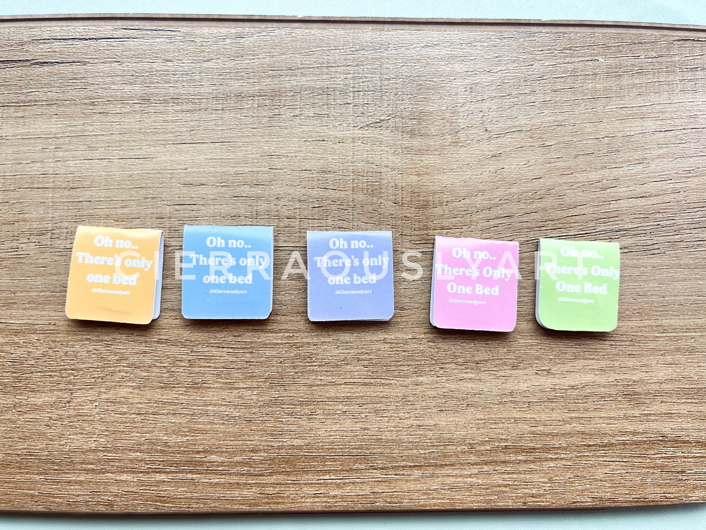 Oh No.. There’s Only One Bed Magnetic Bookmark