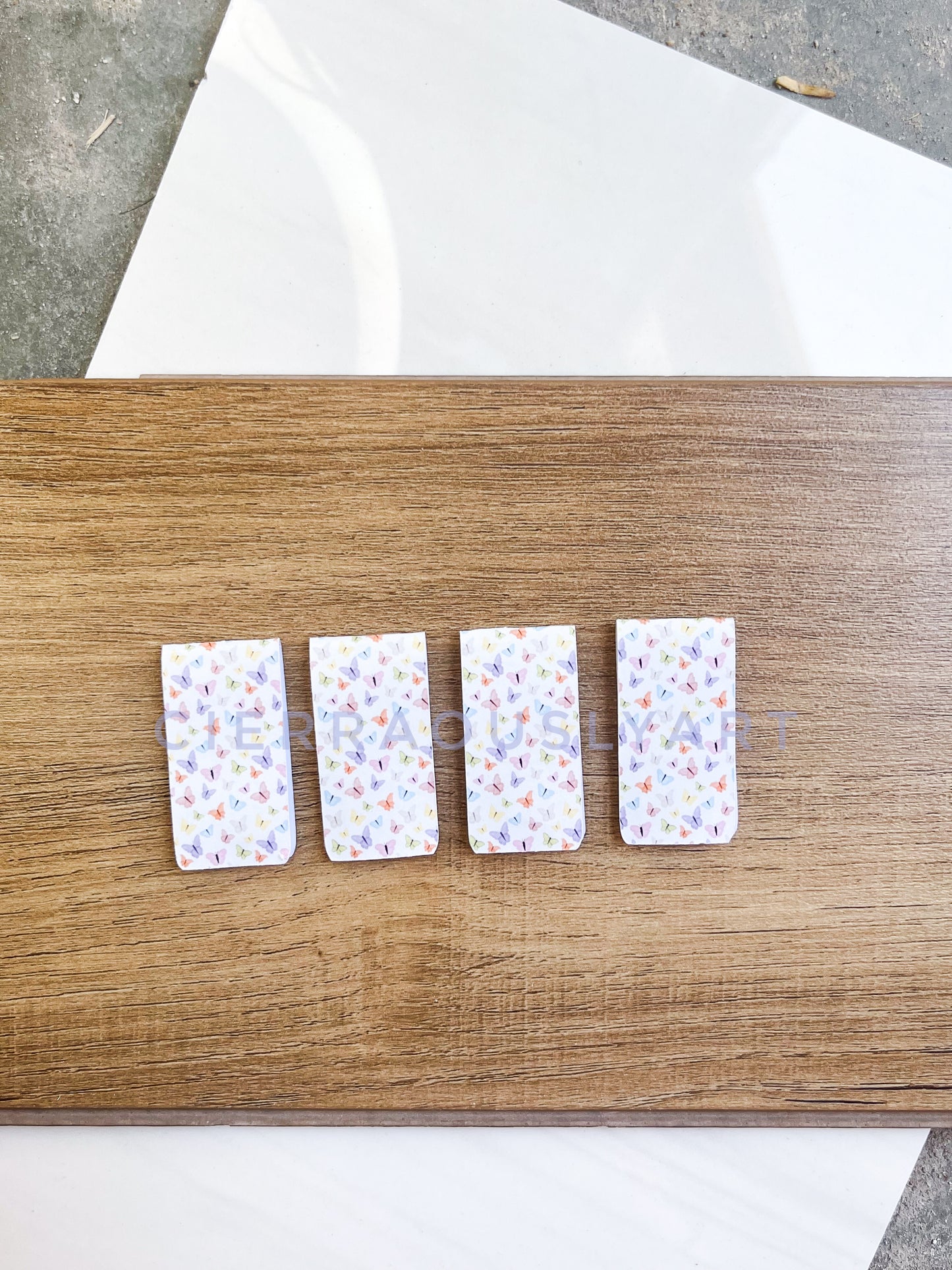 Early Morning Butterflies Magnetic Bookmark