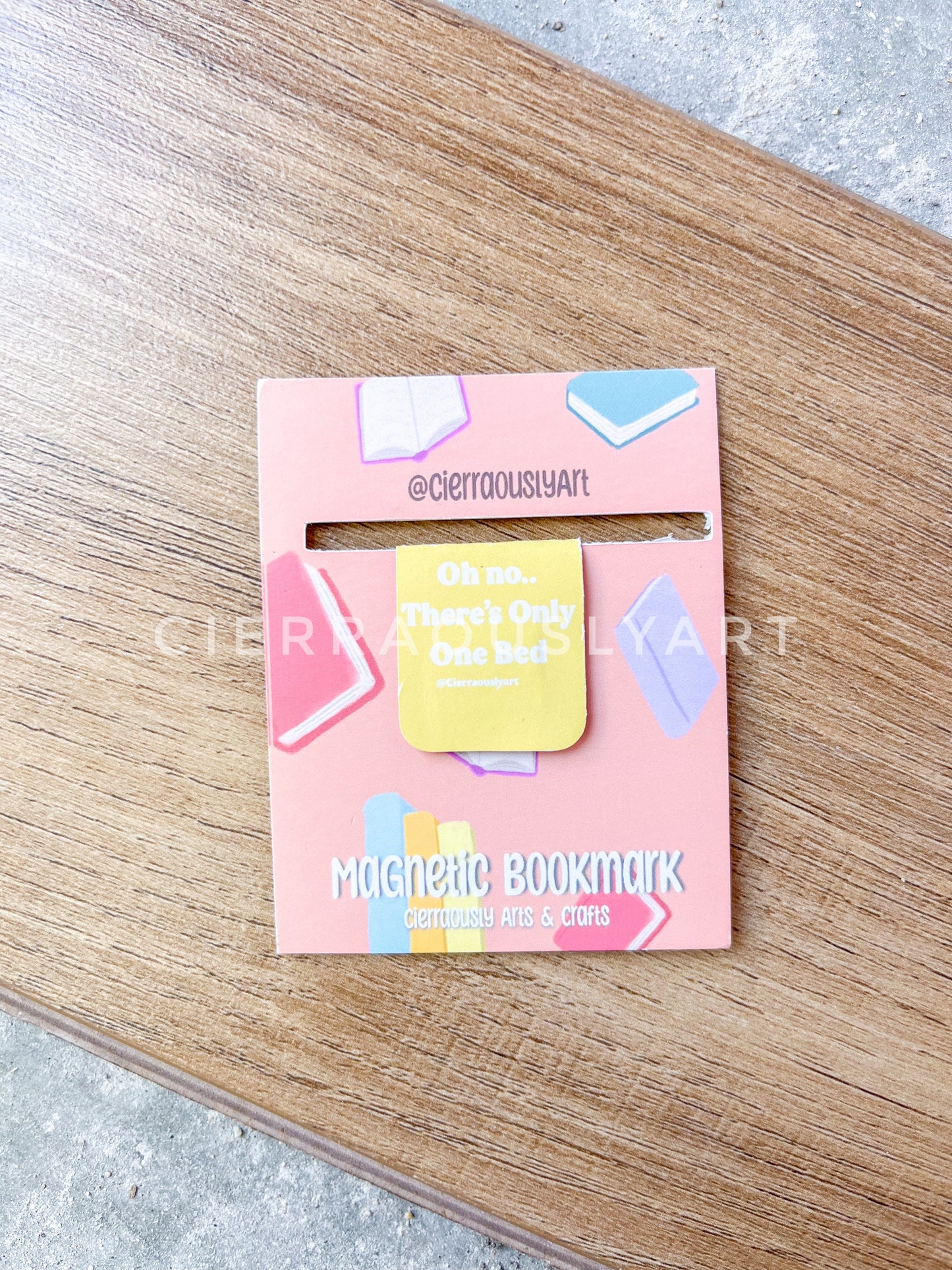 Oh No.. There’s Only One Bed Magnetic Bookmark